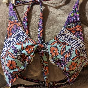 Trina Turk Batik Balinese Swim Top